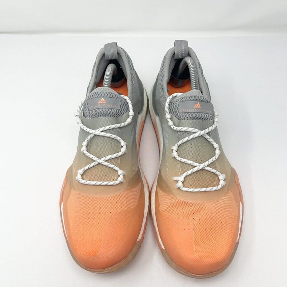 Women’s Adidas By Stella McCartney Pureboost XTr 3.0 Orange/gray Size‎ 9.5 - Picture 4 of 13